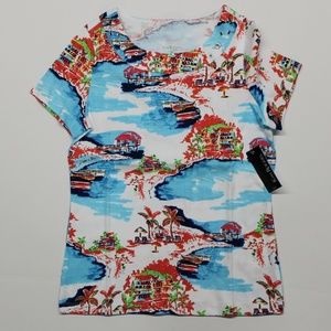 Kim Rogers Petite Short Sleeve Blouse - PS